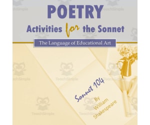 Poetry Activities for the Sonnet w/ William Shakespeare