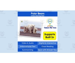 Polar Bear Facts | Interactive Science Lesson | Micro-Learning Deck