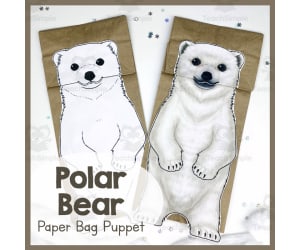 Polar Bear Puppet Craft