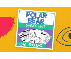 Polar Bear Unit (Arctic Animals Lesson Plan, Videos, Activities)