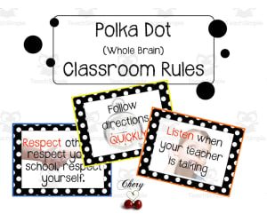 Polka Dot Classroom Rules | Whole Brain Teaching