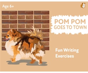 ‘Pom Pom Goes To Town’: A Fun Writing And Drawing Activity (4 years +)