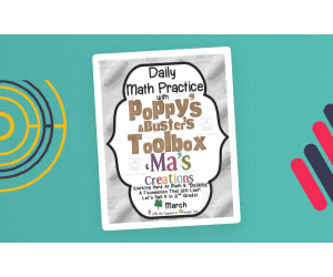 Poppy & Ma's March Daily Math Practice.
