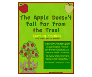 Position Words Activity