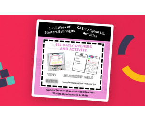 Positive Relationships | SEL Daily Openers/Bellringers and Activity