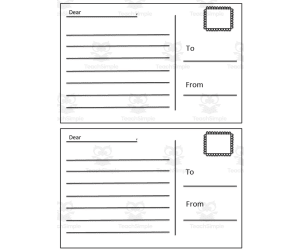 Post Card Template Set