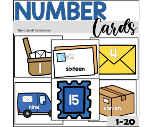 Post Office Number Cards