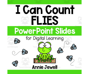 PowerPoint Slides – Digital Counting Task Cards – Flies