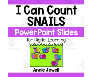 PowerPoint Slides – Digital Counting Task Cards – Snails