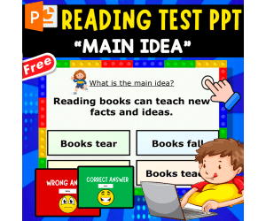 PPT QUIZ INTERACTIVE | THE MAIN IDEA | ELA