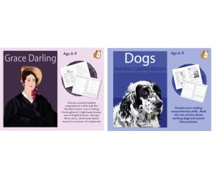 Practise Close Reading Comprehension: Dogs & Grace Darling (6-9 years)