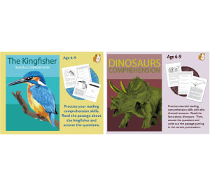 Practise Close Reading Comprehension: The Kingfisher & Dinosaurs (6-9 years)