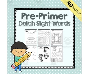 Pre-Primer | Dolch Sight Words Bundle