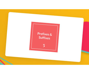 Prefixes and Suffixes Sample - Grades 1-2 Grammar (PPT)