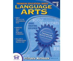 Premium Ed Language Grade 2 Printable Workbook