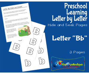 Preschool Letter by Letter: Letter B - Hide and Seek
