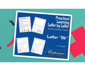 Preschool Letter by Letter: Letter B - Notebooking