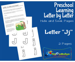 Preschool Letter by Letter: Letter J - Hide and Seek