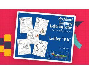 Preschool Letter by Letter: Letter K - Handwriting
