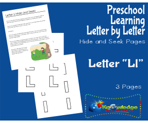 Preschool Letter by Letter: Letter L - Hide and Seek