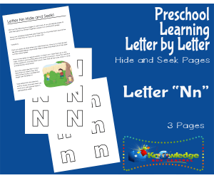 Preschool Letter by Letter: Letter N - Hide and Seek
