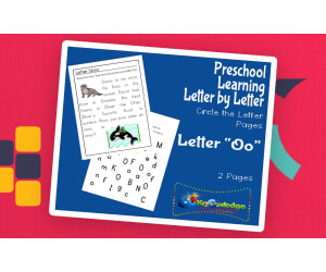 Preschool Letter by Letter: Letter O - Circle the Letter