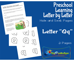 Preschool Letter by Letter: Letter Q - Hide and Seek