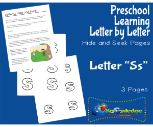 Preschool Letter by Letter: Letter S - Hide and Seek