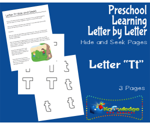 Preschool Letter by Letter: Letter T - Hide and Seek