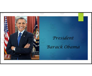 President Barack Obama Biography PowerPoint