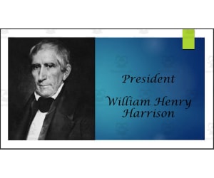 President William Henry Harrison Biography PowerPoint