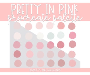 Pretty in Pink Procreate Color Palette