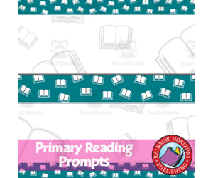 Primary Reading Prompts - Task Cards