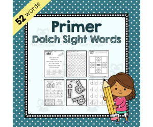 Primer| Dolch Sight Words Bundle