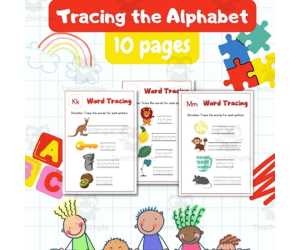 Printable Alphabet Tracing Templates - Tracing Sheets for Kids!