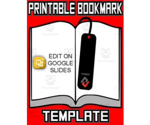 Printable Bookmark Templates (Editable in Google Slides)
