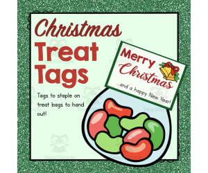 Printable Christmas Goodie Bag Tags