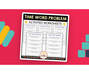 Printable Elapsed Time Word Problem to the Hour Worksheets for Grade 1