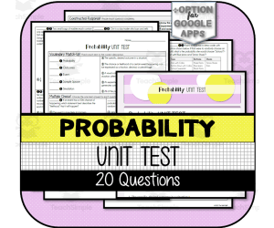 Probability UNIT TEST