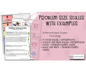 Problem Size Scales with Examples | Differentiated Problem Size Scales
