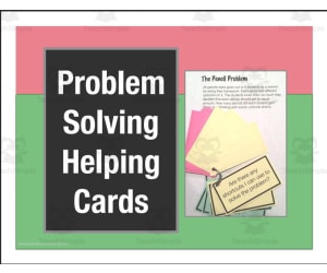 Problem Solving Helping Cards: Question Cards to Help and Promote Deep Thinking