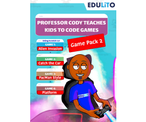 Professor Cody Teaches Kids to Code using Scratch - Game Pack 2