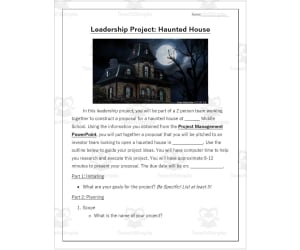 Project: Haunted House - Leadership