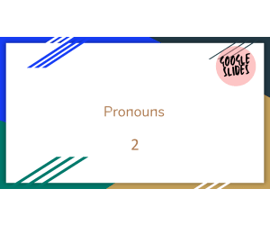Pronouns Sample - Grades 1-2 Grammar (Slides)
