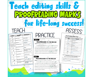 Proofreading and Editing Activity Packet