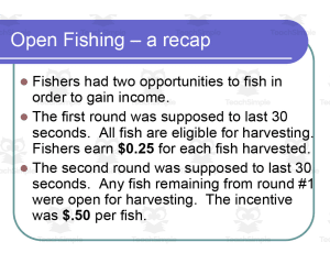 "Property Rights & the Tragedy of the Commons" Economics Lesson