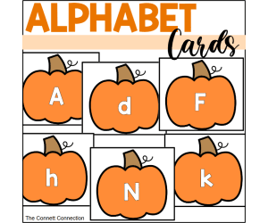 Pumpkin Alphabet Cards