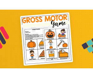 Pumpkin Charades - A Pumpkin Themed Gross Motor Game