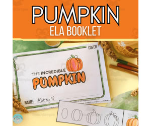Pumpkin Life Cycle Creative Writing Booklet for 2nd-5th Grade