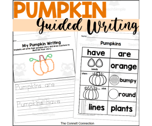 Pumpkin Nonfiction Guided Writing Activity
